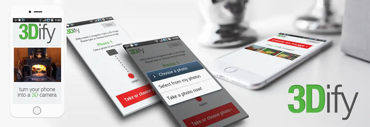 Turn your phone into a 3D camera Turn your phone into a 3D camera image