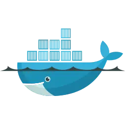 Logo related to technology Docker