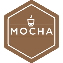 Логотип технології для розробки з використанням Mocha