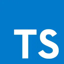Logo related to technology TypeScript
